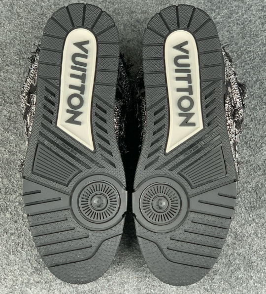Louis Vuitton LV Skate Sneaker 'Black Swarovski Monogram' — Made in Italy