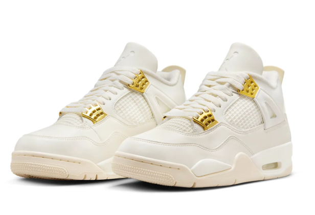 (WMNS) Air Jordan 4 Retro "Metallic Gold" AQ9129-170