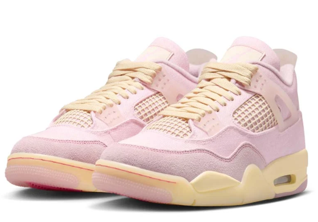 Air Jordan 4 Retro WMNS "Pearl Pink / Iced Carmine" – AQ9129-601