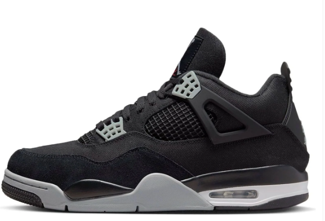 Air Jordan 4 Retro SE “Black Canvas” – DH7138-006