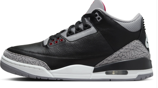 Air Jordan 3 OG "Black Cement" 2024 DN3707-010