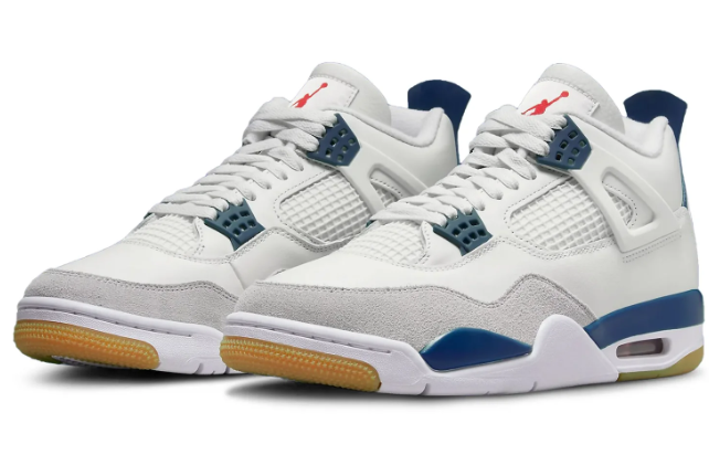 Nike SB x Air Jordan 4 Retro 'White Navy' DR5415-100