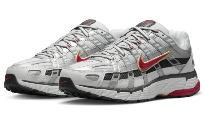 Women's Nike P-6000 CNPT 'Metallic Silver / Red' BV1021-101