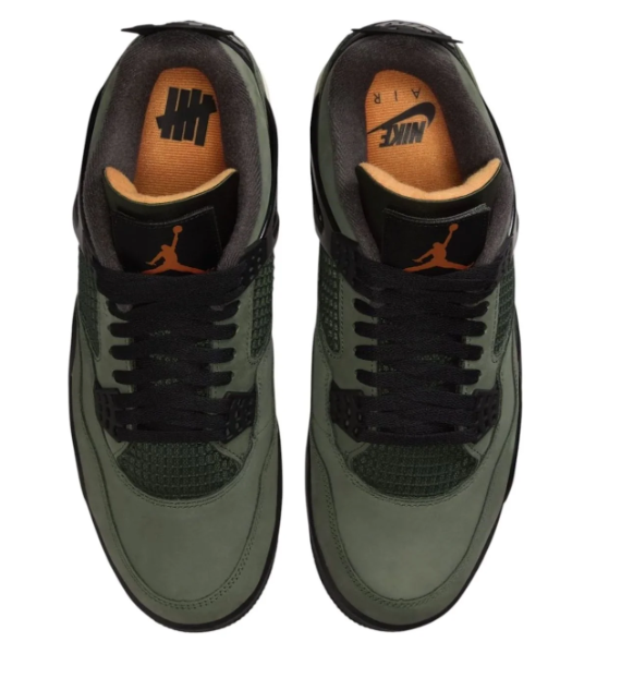 Air Jordan 4 x Undefeated "Deep Green" 2025 – IB1519-200