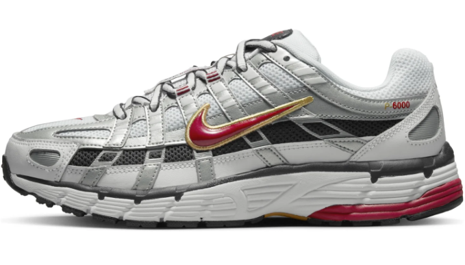 Women's Nike P-6000 CNPT 'Metallic Silver / Red' BV1021-101