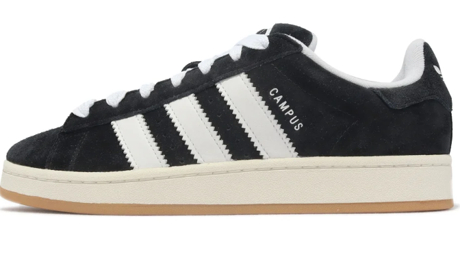 Adidas Campus 00s 'Black / White / Gum' HQ8708